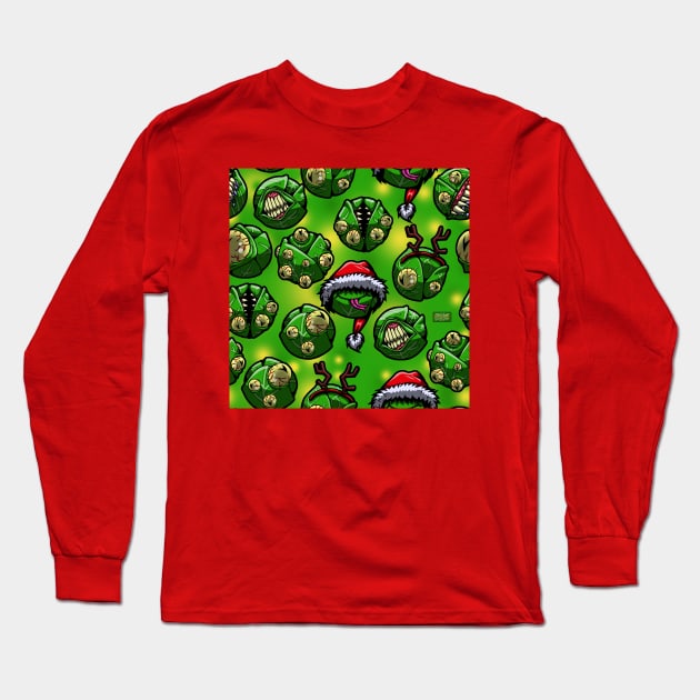 Sprouts of Evil Long Sleeve T-Shirt by AJH designs UK